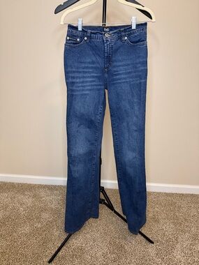 Dolce and Gabbana Authentic Vintage Women's Dark Blue Flare Jeans